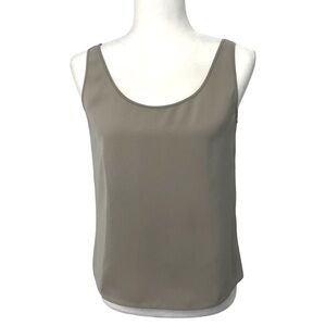 Giorgio Armani Gray Sleeveless Scoop Neck Pullover Tank Top - Size 28